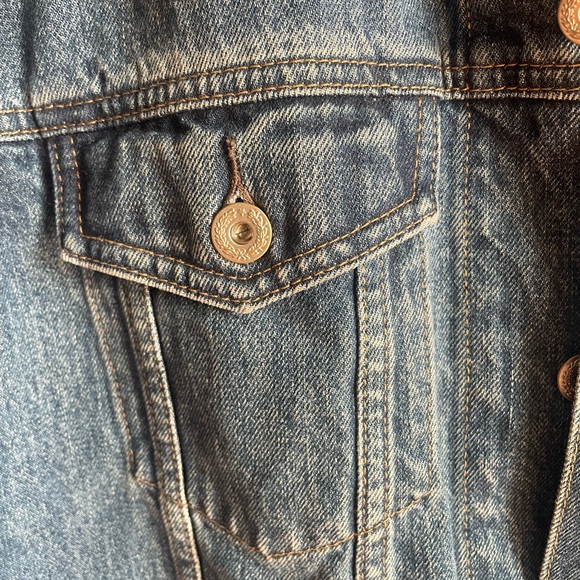 J. Crew Mid Wash Denim Jacket - Picture 3 of 4